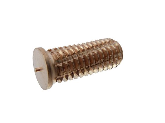 Lacknutbolzen Stahl verkupfert mit Pip