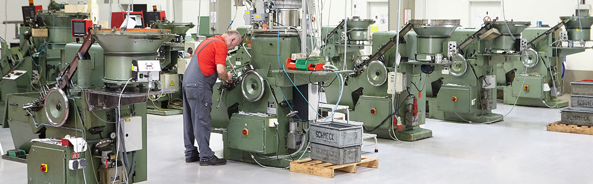 Die Walzerei der Schmeck Verbindungstechnik GmbH